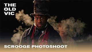 Giles Terera as Ebenezer Scrooge | Photoshoot behind the scenes