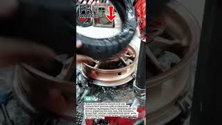 Amazing Motorcycle Tire Replacement Process | Fast Wheel Repair &amp; Professional Workshop Skills