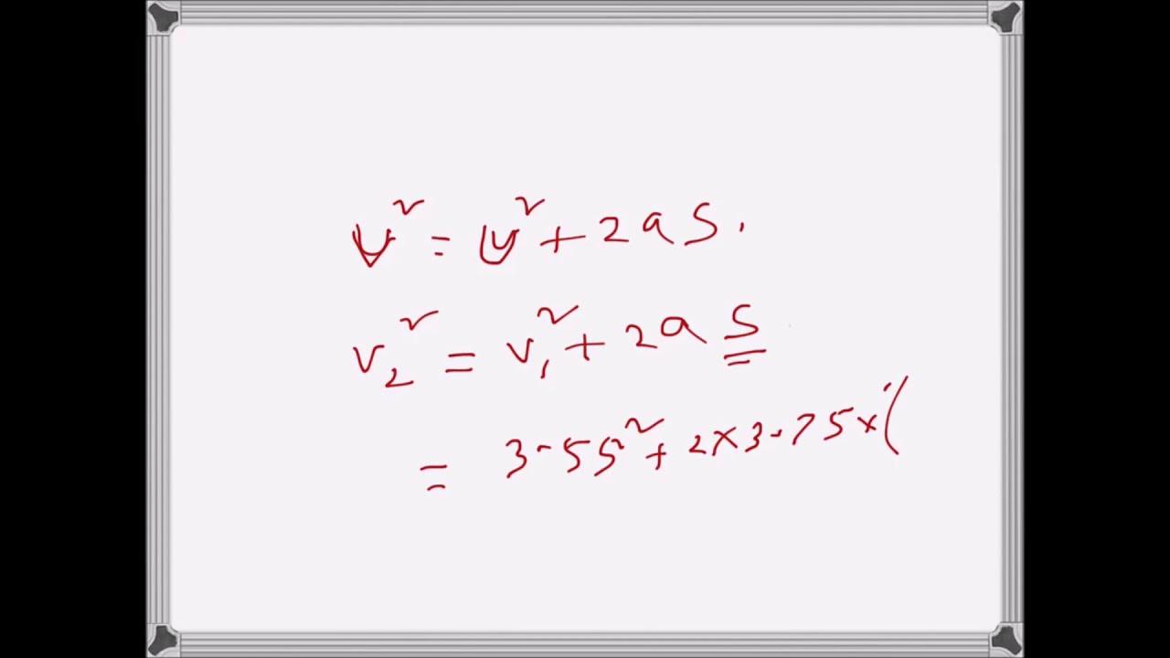 Physics: Motion (problem example) - YouTube