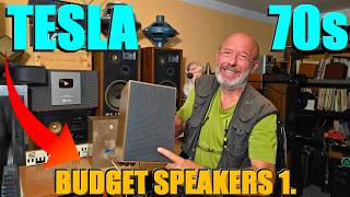 70s BUDGET VINTAGE BOOKSHELF SPEAKERS 🔊 TESLA RK 06 Sound Test (PART 1)