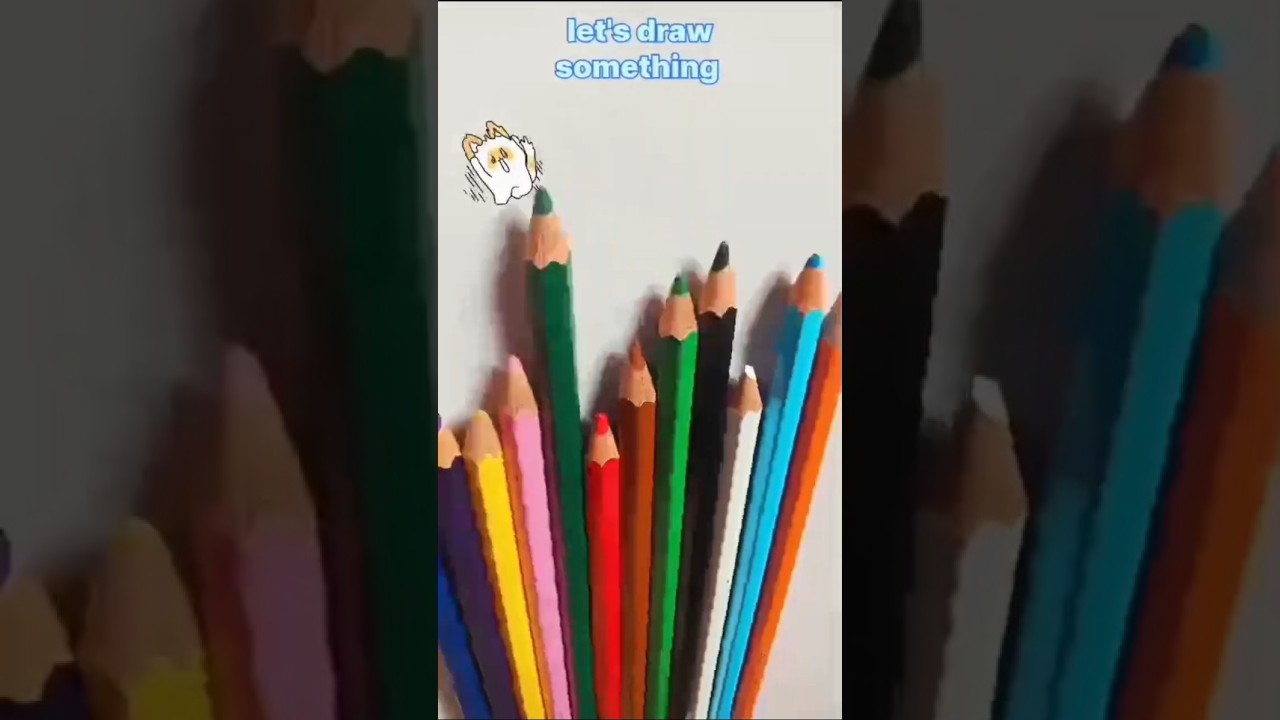 look  what I draw 🤯😱 with pencil colours 🤨