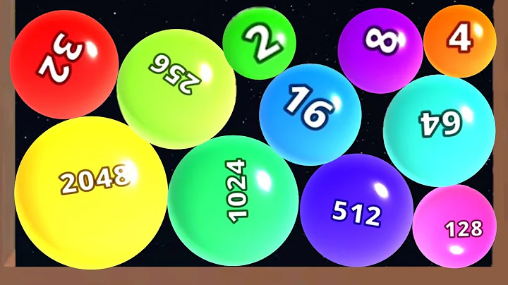 2048 Merge Balls - Level Up Balls Numbers Math Games Satisfying Mobile Game Blob Merge 3d (Part 1)