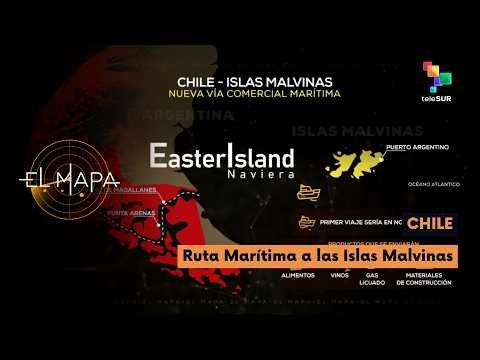 The Map | Map of the Day | Chile | Maritime Route to the Falkland Islands 09/07/2026