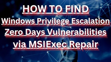 HOW TO: Windows Privilege Escalation via Insecure MSI Packages