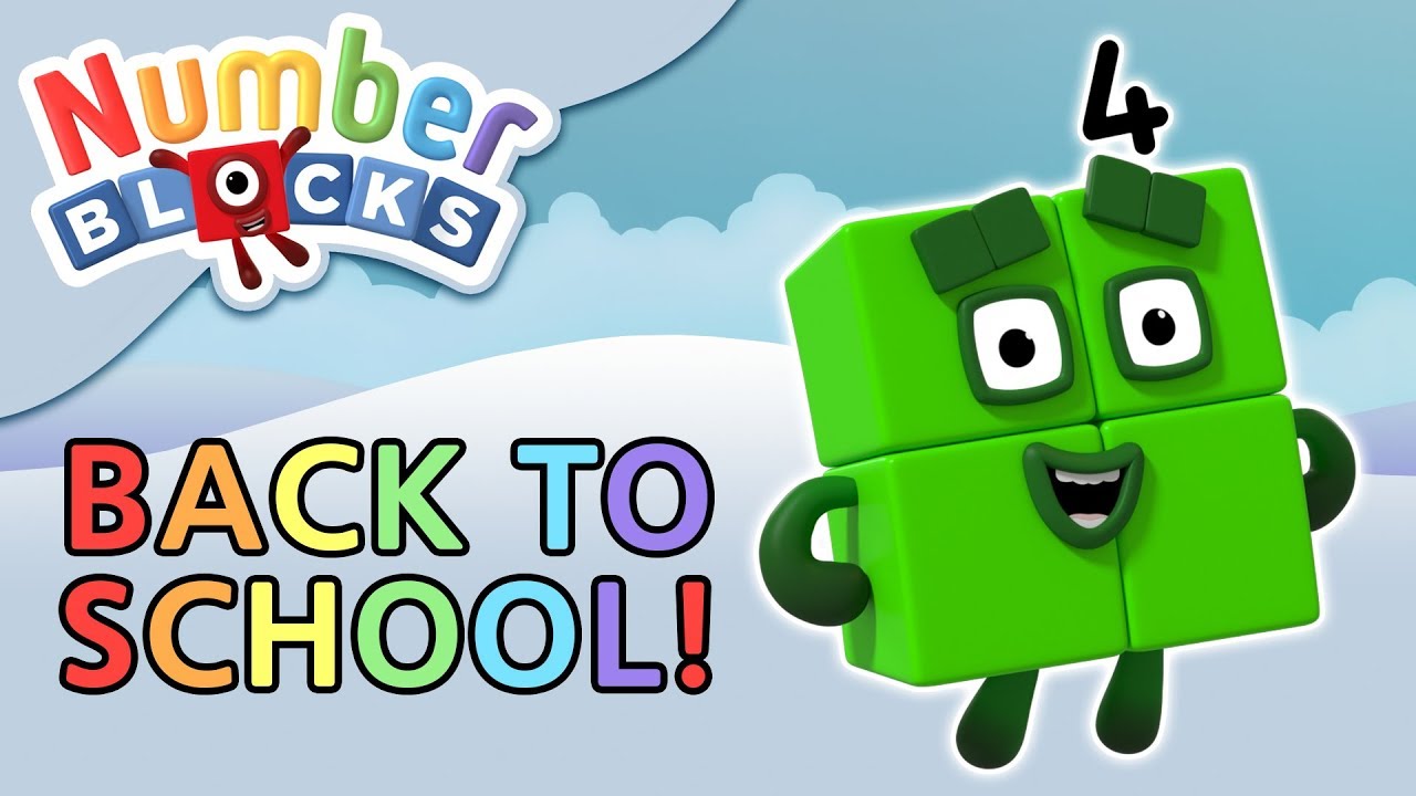 Number Blocks Grad @Numberblocks- Back to School | Cracking Maths | Learn to Count - YouTube