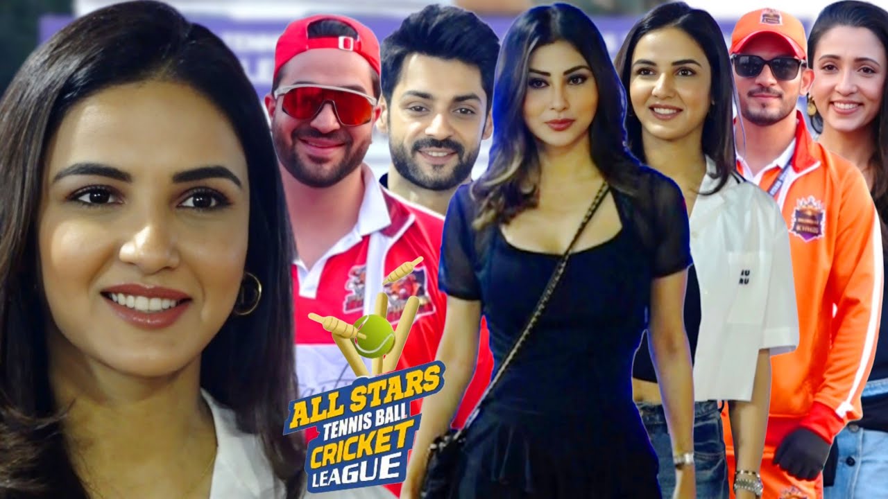 Jasmin Bhasin,Mouni Roy,Aly Goni,Karan Wahi, Arjun Bijlani At ASTBCL Match