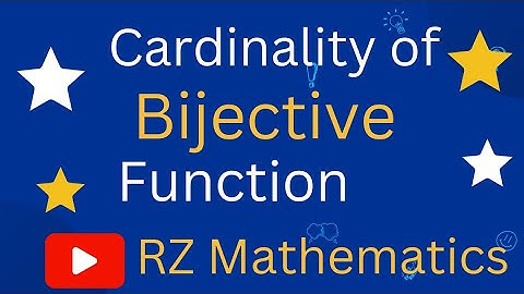 Cardinality Of Bijective Function