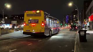 MTA Bus #9112 on the Q60 to Lenox Hill at Queens Blvd & 78th Av