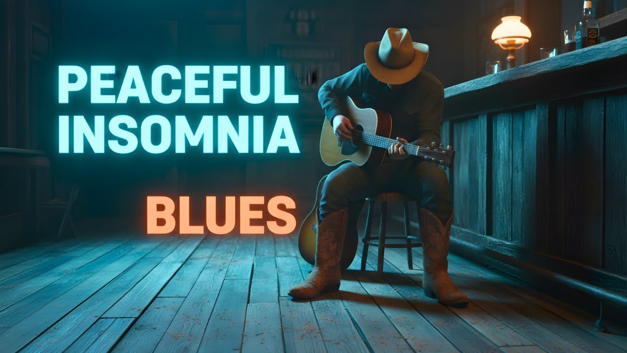 Relaxing Blues and Rock Ballads – Soothing Guitar for Peaceful Insomnia🎸