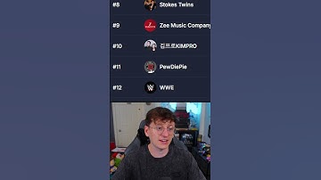 PewDiePie is NO LONGER in the Top 10 Most Subscribed YouTube Channels