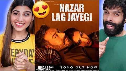 NAZAR LAG JAYEGI Song REACTION!! | Bholaa: Ajay Devgn, Tabu, Amala Paul, Javed Ali