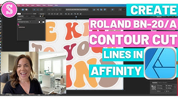 How to Add Roland BN-20 Cut Contour Lines in Affinity Designer