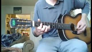 Howlin Wolf "Smokestack lightning" and Buddy Guy "Mary had a little lamb", antique parlor guitar -