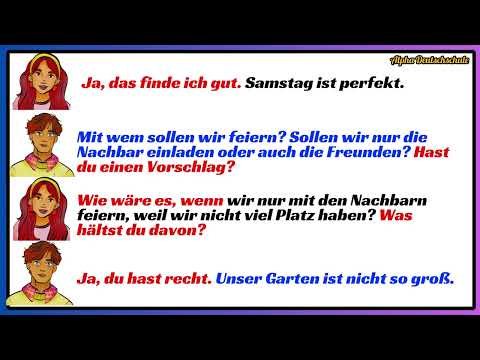 DTZ Prüfung B1| gemeinsam etwas planen