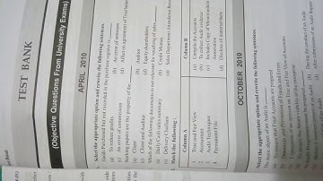 Sybcom sem 4 Auditing important objective