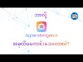 Apple AI ကဘာလို့မကောင်းသေးတာလဲ ??