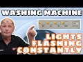 Flashing Lights on Washing Machine How to Repair Hotpoint, Ariston, Indesit & Creda, Plus many More