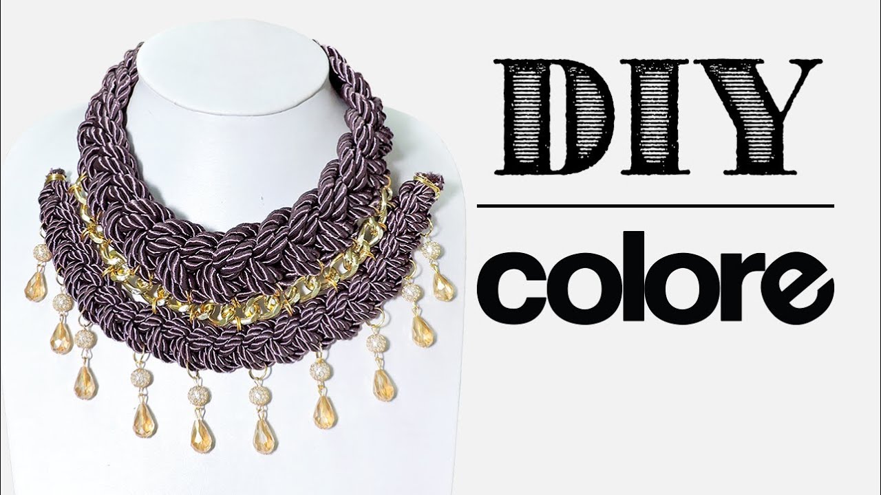 DIY Collar Trenzado Doble | Colore Accesorios