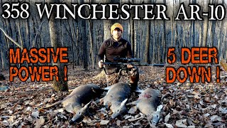 Five Deer Down | Meet The 358 Winchester AR-10 Suppressed