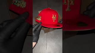 Custom Iced Out New York Mets statefruit 59fifty New Era Fitted Hat