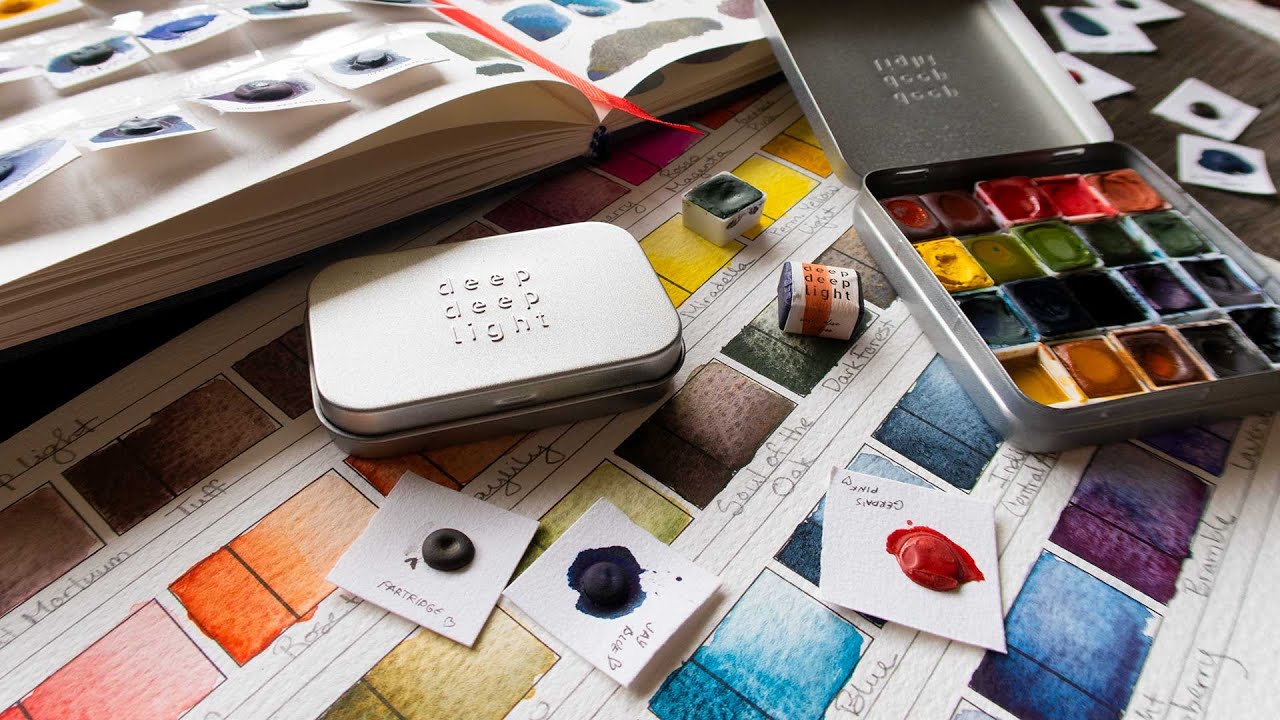 Testing Every Single Deep Deep Light Watercolor I Own!