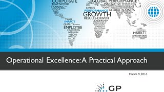 Webinar | A Practical Approach for Achieving Operational Excellence in the Power In