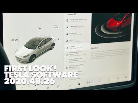🎄 FIRST LOOK! Tesla Software 2020.48.26 aka: "Holiday update"