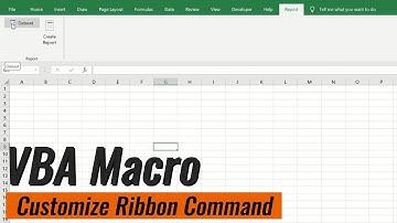How to Create a Custom Ribbon Command in Excel Using VBA Macros