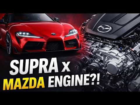 Next-Gen Toyota Supra Might Use a Mazda Engine?! 🤔 #carin4k
