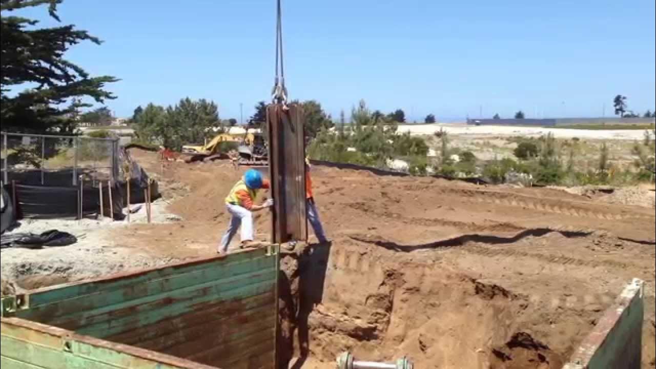 Slide Rail Shoring System YouTube