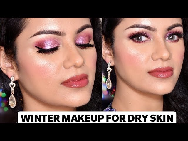 Dry Skin Shimmery Pink Eyeshadow