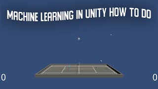 Машинное обучение  | машинное обучение в  UNITY как это сделать