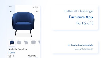 Flutter: UI Challenge: Furniture App Part 2 of 3