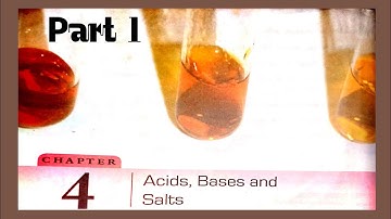 Part 1 | DAV | Class 7 | Acid Base and Salt | Chapter 4