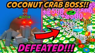 COCONUT CRAB DEFEATED! Coconut Canister - Bee Swarm Simulator//// КОКОСОВЫЙ КРАБ ПОБЕЖДЕН!