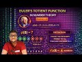 PART 3 | EULER'S TOITIENT FUNCTION IN NUMBER THEORY (BANGLA)