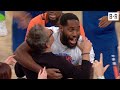 Knicks Fan Hugs Ben Stiller After Hitting Halfcourt Shot To Win A Car Knicks Fan Hugs Ben Stiller After Hitting Halfcourt Shot To Win A Car
