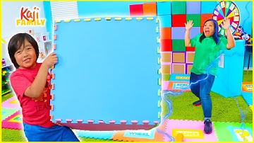 Giant Board Game In Real Life with Ryan!!!