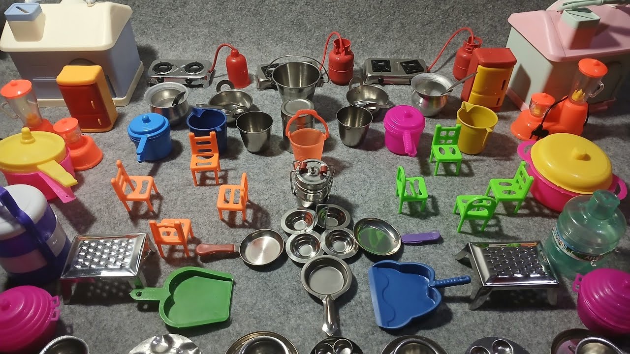 7 Minutes Satisfying With Unboxing Hello Kitty Kitchen Set | Mini Kitchen Set Organizing Videos 