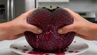 Giant Raspberry Apple Crush 🍓🍎 | Ultra Satisfying High-Quality ASMR screenshot 5