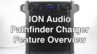 ion pathfinder charger bluetooth portable speaker