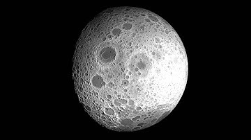 23K Animated Moon 3D Model