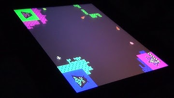 Warlords game play on Arcade1Up Pong pub table