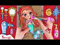 The little mermaid how to fix this doll  stop motion paper  seegi channel