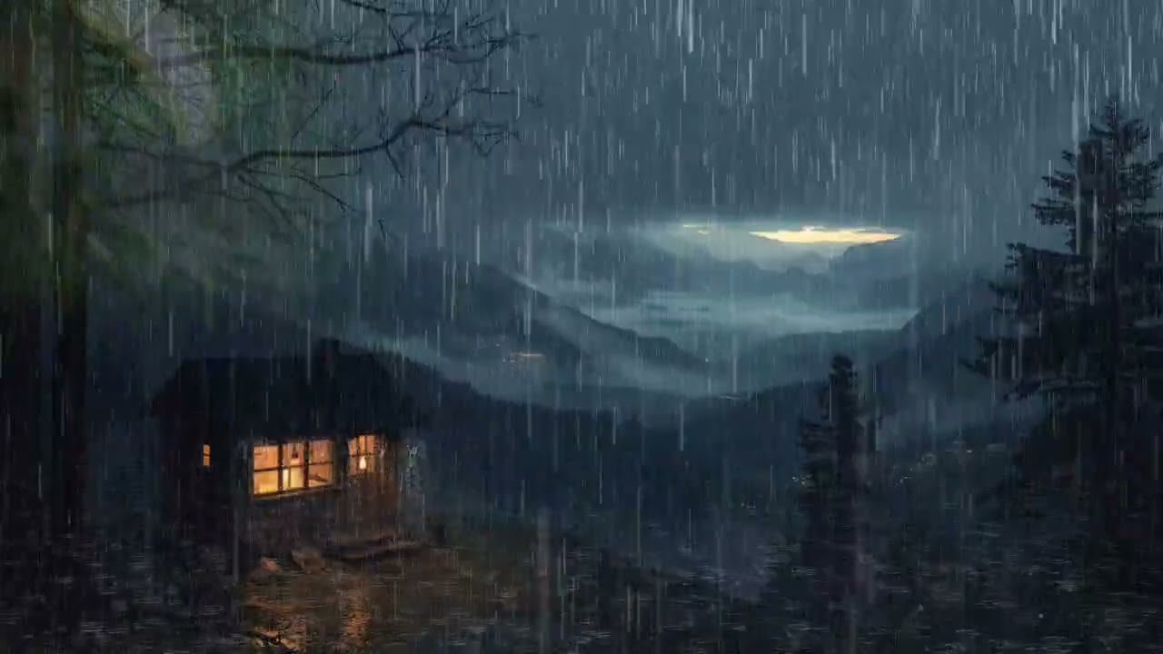 Night Rainstorm ASMR Sleep | Deep Sleep Rain Sounds for Relaxation, Comfort, and Quiet Rest