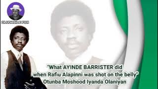 ALH MONSOR ONINURE explained the strange thing that happened the day BARRISTER played for him in OYO