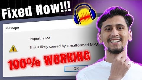Audacity Import Audio Error: What is the BEST Way to Fix Audio Import Problems in Audacity