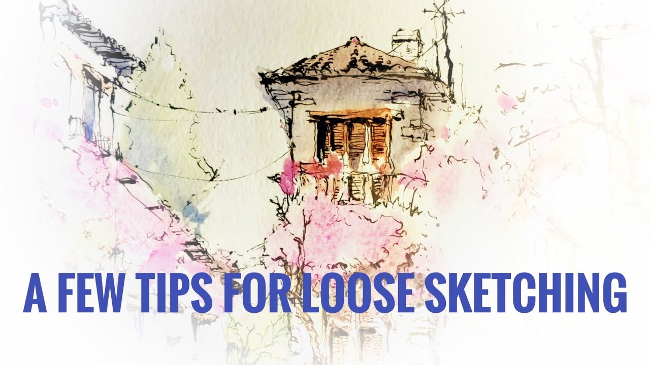 Practical tips for watercolor sketching/watercolor painting techniques for beginners