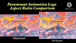 Paramount Animation Logo - Widescreen vs Full Screen