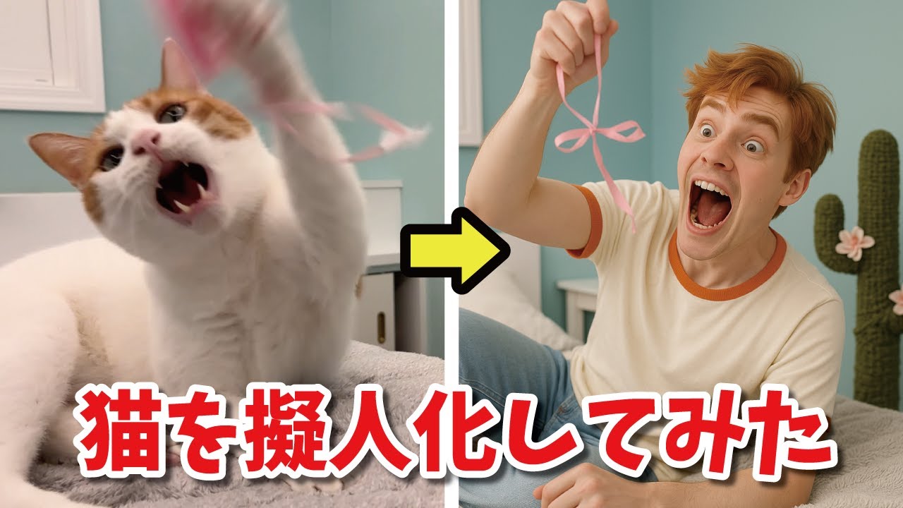 Hilarious] When I asked AI to anthropomorphize a cat, the result